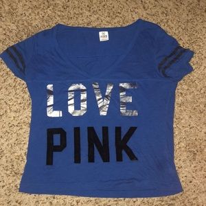 A Pink Victoria t-shirt.